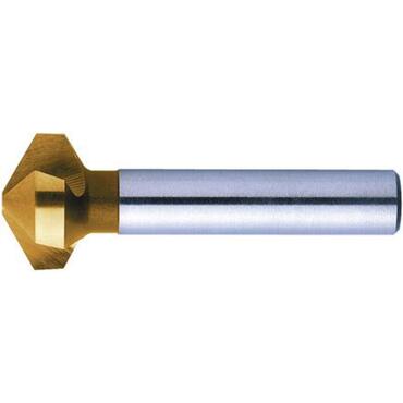 Taper and deburring countersink tool, HSS, TiN, 120° with cylindrical shanktype 1466